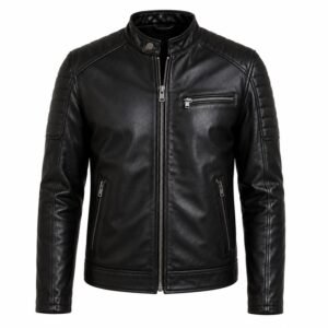 Premium Black Leather Jacket for Men _ Timeless Style