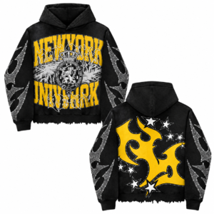 New York Graphic Hoodie Front and Back